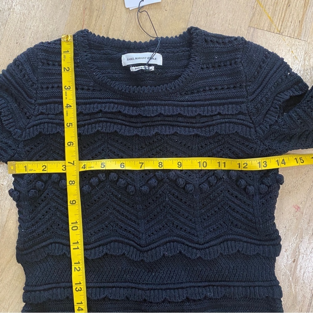 Isabel Marant Etoile knit 3/4 sleeve top sweater - Picture 12 of 14